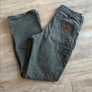 Carhartt B11 MOS Original Dungaree Fit Pants Size 32x34 measures 32x32